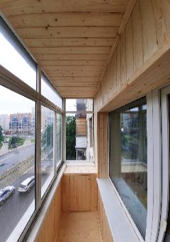 Ремонт балкона с остеклением - фото 4