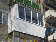 Отделка П-образного балкона с выносом подоконника - фото 2